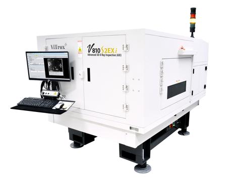 V810 S2EXi In-line 3D Advanced X-Ray Inspection system (AXI). 